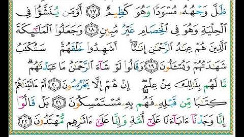 سورة الزخرف الصفحة ٤٩٠