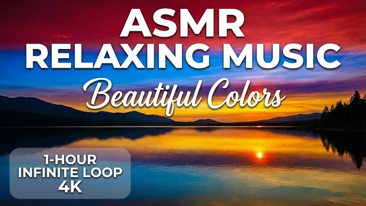 Sunset Colors of Venezuela: Yellow, Blue & Red Sky Ambience (Relaxing Music) 4K