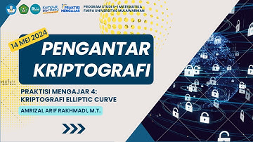 Praktisi Mengajar Pengantar Kriptografi 4: Ellipctic Curve Cryptography