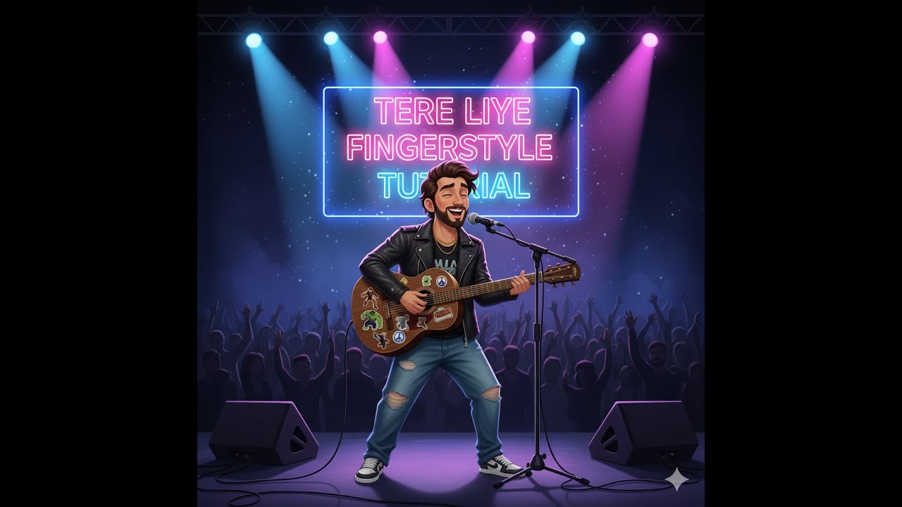 Tere liye - Fingerstyle Tutorial | Atif Aslam | The Duffer Guitarist | Lesson 