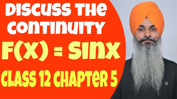 Discuss the continuity of sine function (chapter 5) | Continuity and Differentiability | NCERT |