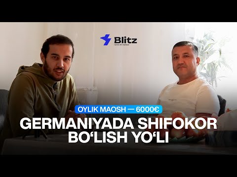 Germaniyada shifokor bo‘lish: Anesteziologning haqiqiy hayoti va tajribasi | 6000 yevrolik ish!