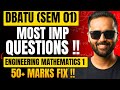 Most Important Questions|Engineering Mathematics 1|DBATU|Pradeep Giri Sir