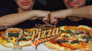 ASMR EATING soft VS crunchy pizza challenge With cheese and BBQ sauce +Prep screenshot 3