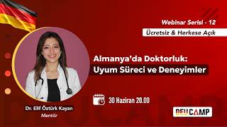 Almanyada Doktorluk Uyum Süreci Ve Deneyimler Dr. Elif Öztürk Kayan