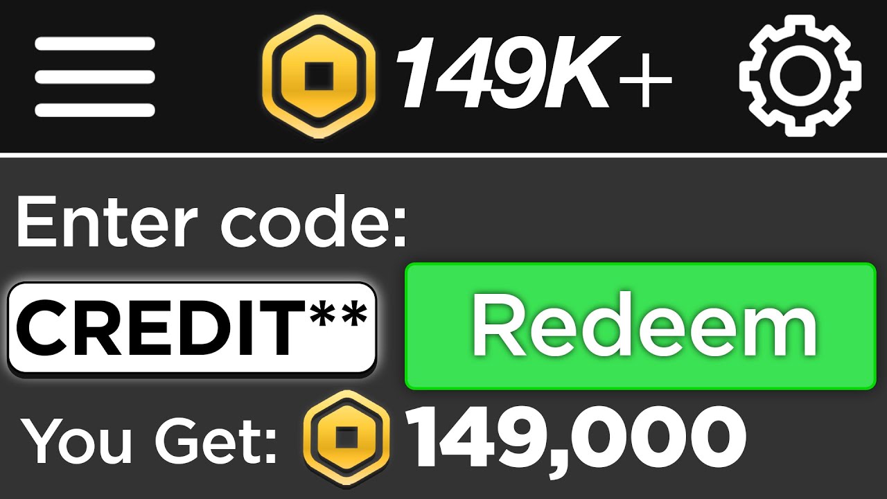 Secret Robux Codew ENTER THIS *SECRET* ROBLOX PROMO CODE FOR FREE ROBUX (2025) - YouTube