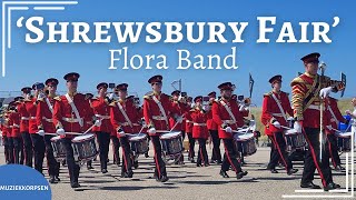 MUZIEKKORPSEN | FLORA BAND - 'SHREWSBURY FAIR' - PARADE AT THE BEACH KATWIJK 2025
