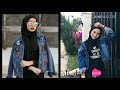 Jeans jackets hijab outifts ❤ | ملابس جاكيت الجينز للمحجبات