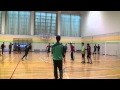 ハンドボール櫛田亮介選手 クリニック実施の様子