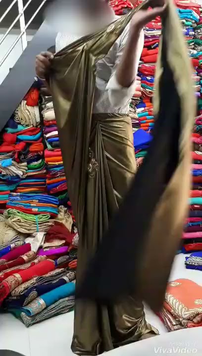 Bhuwal fashion Ready to wear Saree/ Readymade Saree / Pre-stitch saree