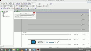 PLC PROGRAMMING  | fx3u- 4adp card configuration and temperature programm | Plc temperature programm