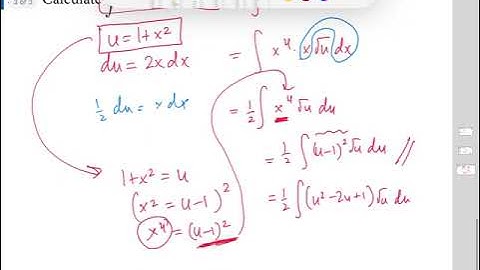 19.3 (20.3): Advanced u-substitution | Wellesley College Calc. 1 (Calc. 2); Calculus Simplified