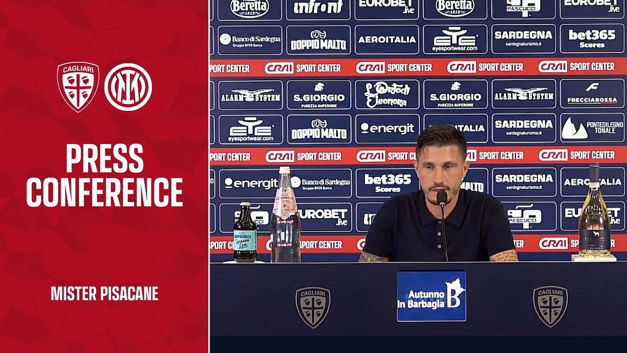 SERIE A ENILIVE |  MISTER PISACANE IN CONFERENZA STAMPA | CAGLIARI - INTER
