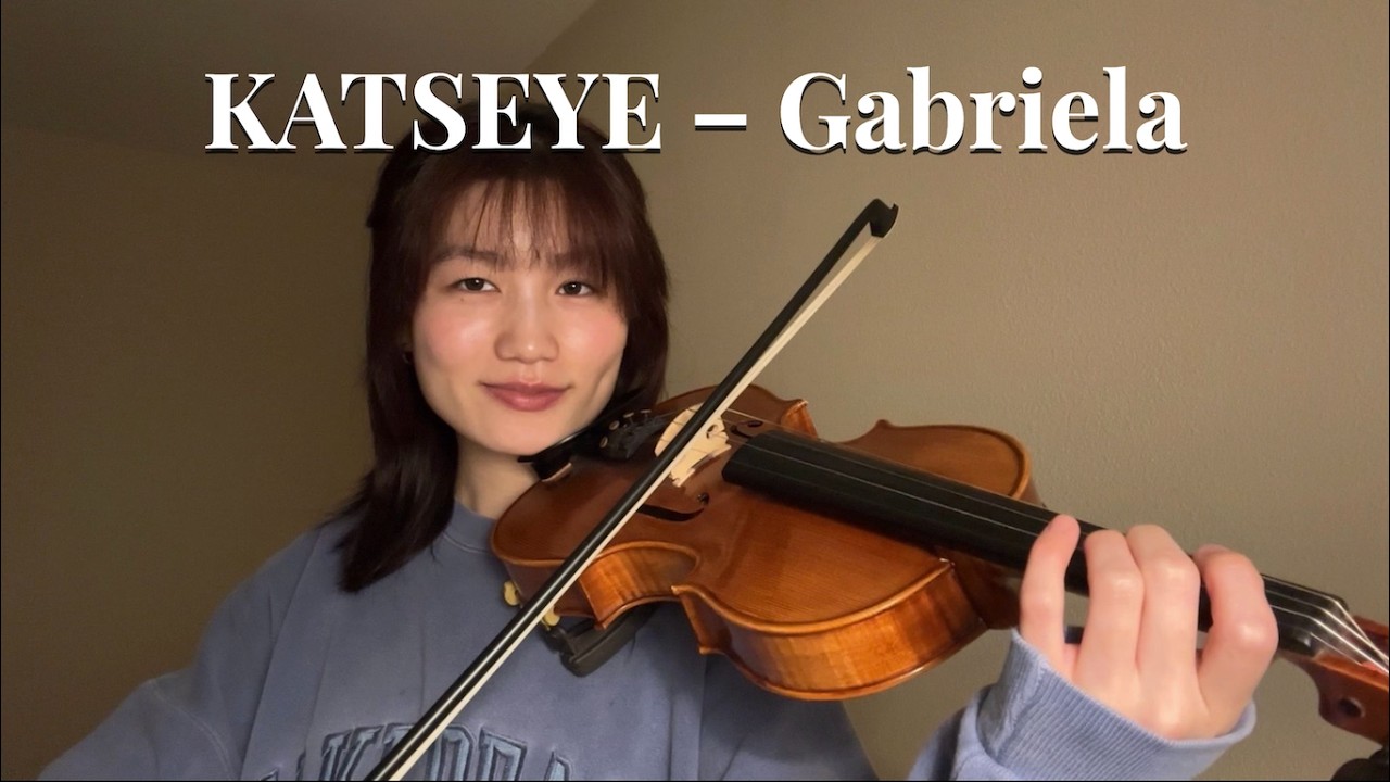 KATSEYE – Gabriela | Violin Cover with Notes - YouTube