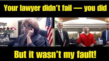 “Not Your Lawyer’s Fault!” Judge Boyd DESTROYS Felon’s Excuses in Court