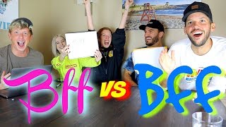 VLOG SQUAD BEST FRIEND TAG!! (Zane and Heath VS Carly and Erin)