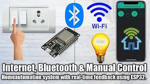 Internet, Bluetooth & Manual control homeautomation with realtime feedback using ESP32.| jlcpcb.