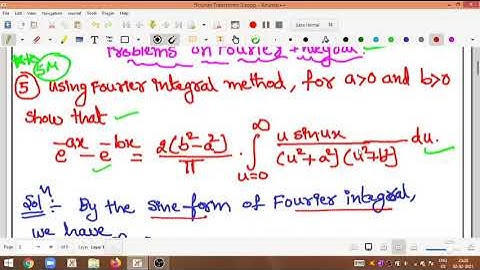 B.Sc ; Fourier Transforms ; Part - 03