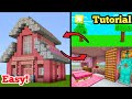 "Minecraft Cherry Blossom Survival House Tutorial 🌸🏠"