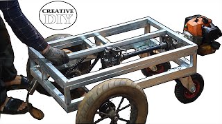 Chế tạo xe rùa từ động cơ 2 thì @CreativeDIY