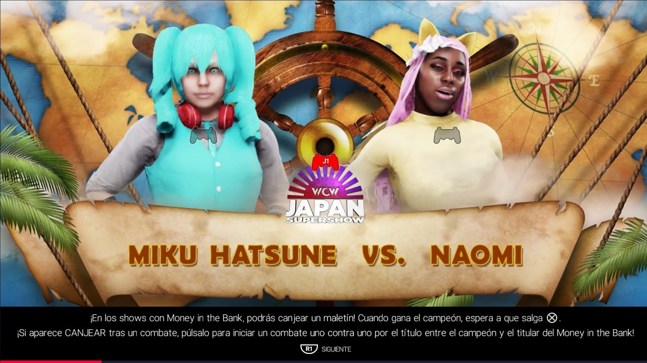WWE 2k19 Miku Hatsune vs Fluttershy