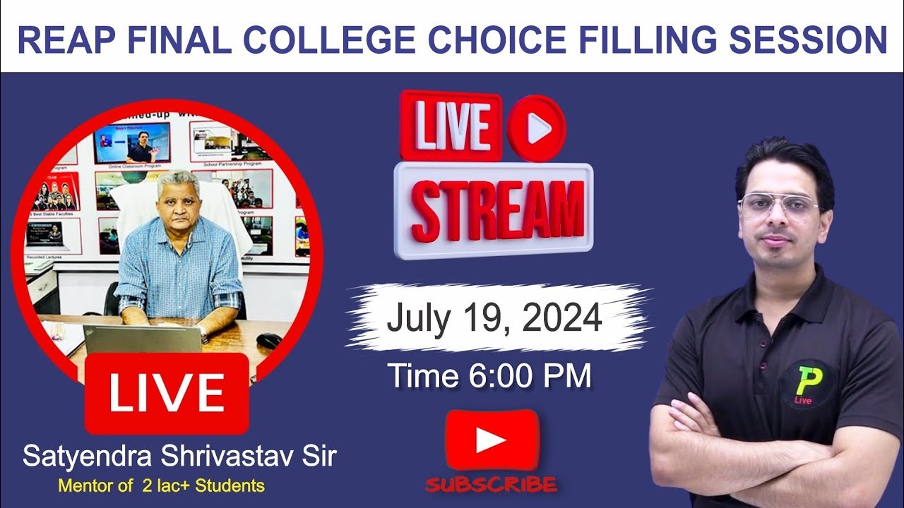 REAP 2024 Final College choice Fillling Guidance Session 