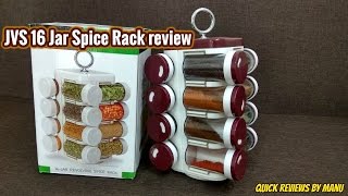 JVS 16 Plastic Jar Spice / Masala Rack review