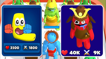 Merge Alphabet Lore Vs  Merge Rainbow Friends Monster - Merge Simulator Battles