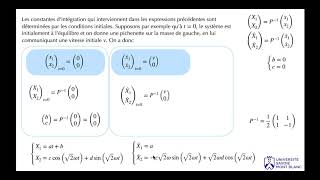 MATH401 séance #07 : oscillations d'une chaîne de ressorts