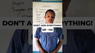 GDP Calculation (Income Method) | JAMB Economics Trick Question