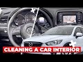 CLEANING A CAR INTERIOR !! COMPLETE INTERIOR DETAIL OF A DAILY DRIVER !!