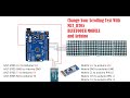 DIY Arduino Bluetooth Led Banner | MLT-BT05 | 8x8 LED | 2021