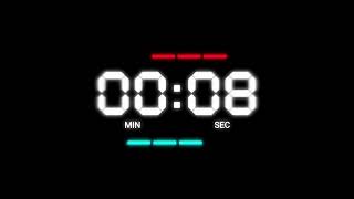 20 Second Digital Timer ⏱️ | Start & End Notification Countdown