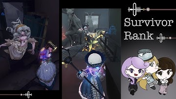 Identity V [Survivor Rank] | 5 Cipher Kite vs. Naiad & Sculptor Surrenders