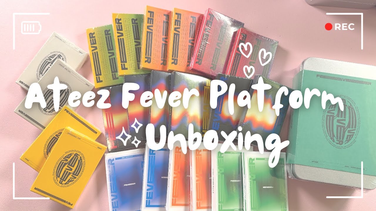 Ateez Fever Platform Unboxing | KQ Should Expect A Letter From Me