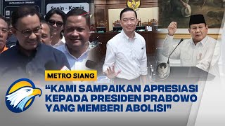 Download Lagu TERKINI! Menanti Tom Lembong Bebas, Anies \u0026 Pengacara Tom Kunjungi Lapas | Metro Siang MP3 Download Lagu TERKINI! Menanti Tom Lembong Bebas, Anies \u0026 Pengacara Tom Kunjungi Lapas | Metro Siang MP3