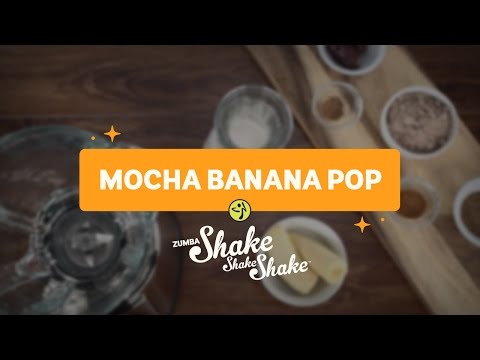 Mocha Banana Pop Protein Shake (Gluten Free, Dairy Free, Low Sugar)