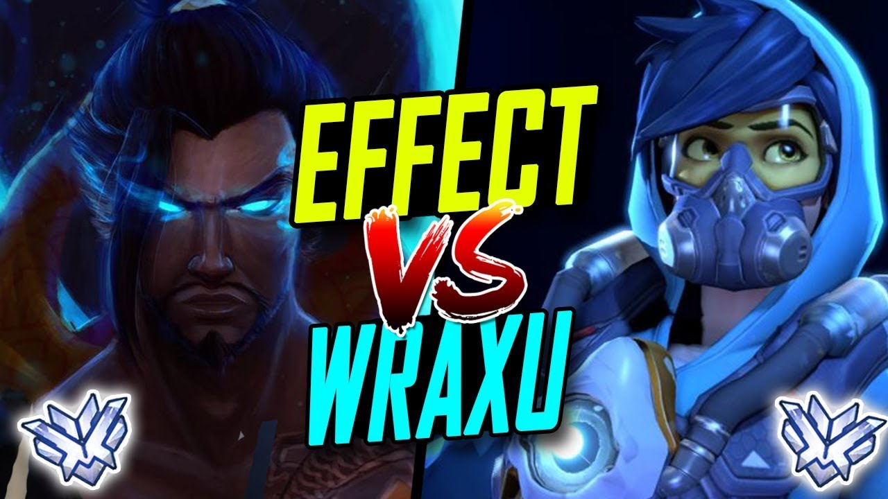 INSANE TRACER EFFECT VS RANK 1 HANZO GOD WRAXU [ OVERWATCH TOP 500 SEASON 5 ]