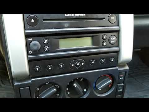 Land Rover Freelander Radio Removal