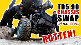 Defender 90 Td5 Marsland Chassis Swap Ep 1 of 2 - Empire Tuning