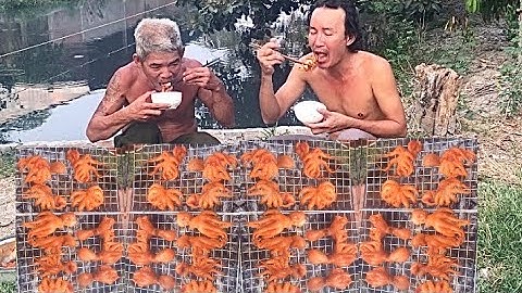 2 anh em cùng thưởng thức món bạch tuộc nướng sa tế thơm ngon - Ngọc vũ Vlog / #ẩmthực,#ănuống