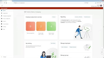 BBP Admin Learning Management System Demo