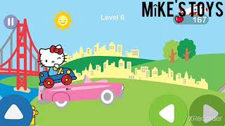 HELLO KİTTY RACİNG ADVENTURES Araba yarışı oyunu çocuklar için screenshot 4