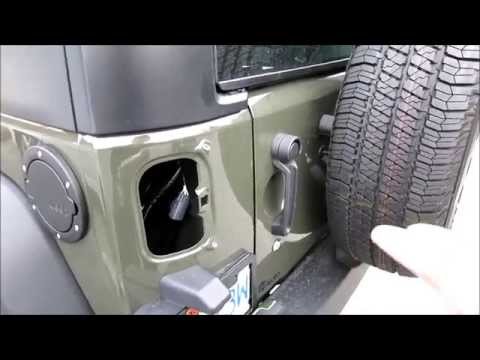 HOW TO INSTALL A GAS CAP DOOR ON A JEEP WRANGLER JK 2015