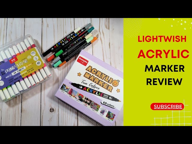 Acrylic Marker Review: A New Discovery! 