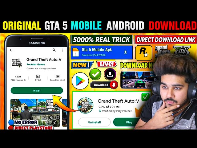 GTA 5 Mobile APK 1.3 Download Free For Android Offline