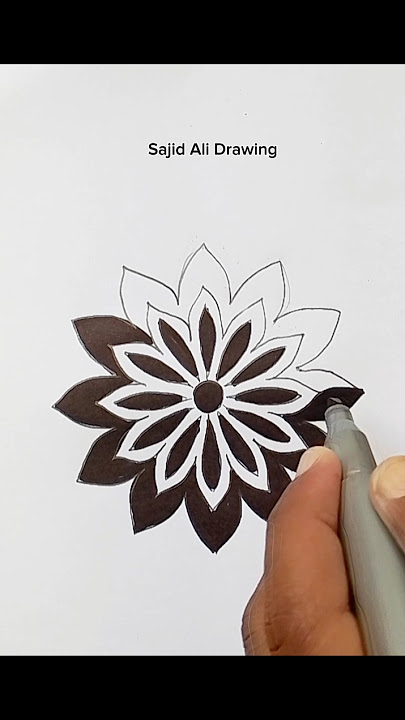 How to draw a Mandala Art | #shortvideo #drawingvideo #pencildrawing #art #flowerdrawing