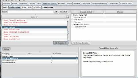 Pathfinder Character Creation - PCGen Walkthrough  - Intro and Sorc.