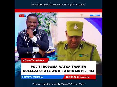 Controversy Over MC Pilipili S Death Dodoma Police Clarifies What Happened 