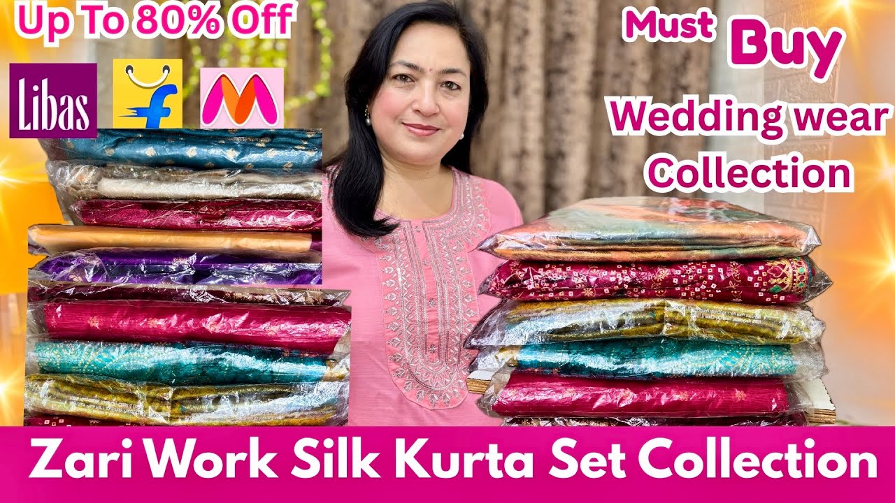 😍Premium Silk Wedding wear kurta sets Collection #Libas #flipkart  #myntra @ashigautam 